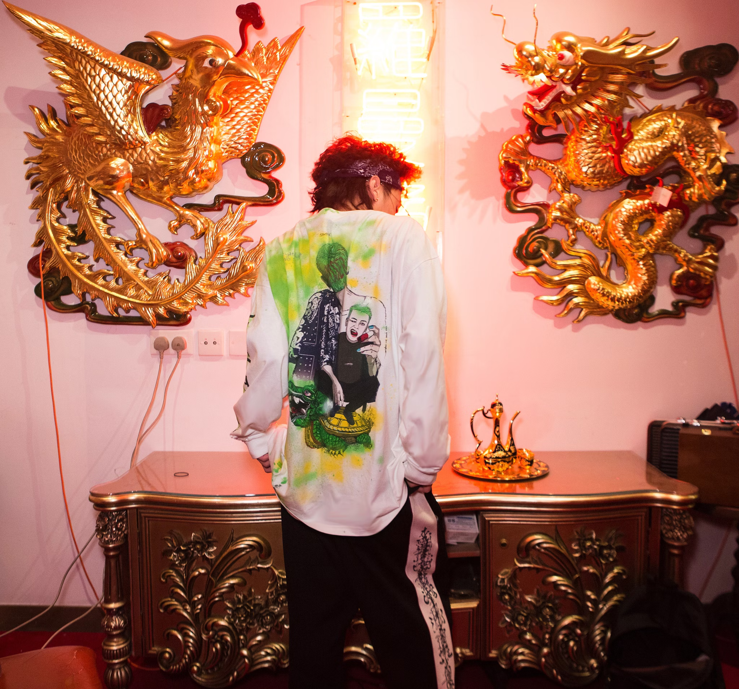 ILoveYourGirlfriend®_"Wearable Canvas"Graphic Long Sleeves Tee (001)