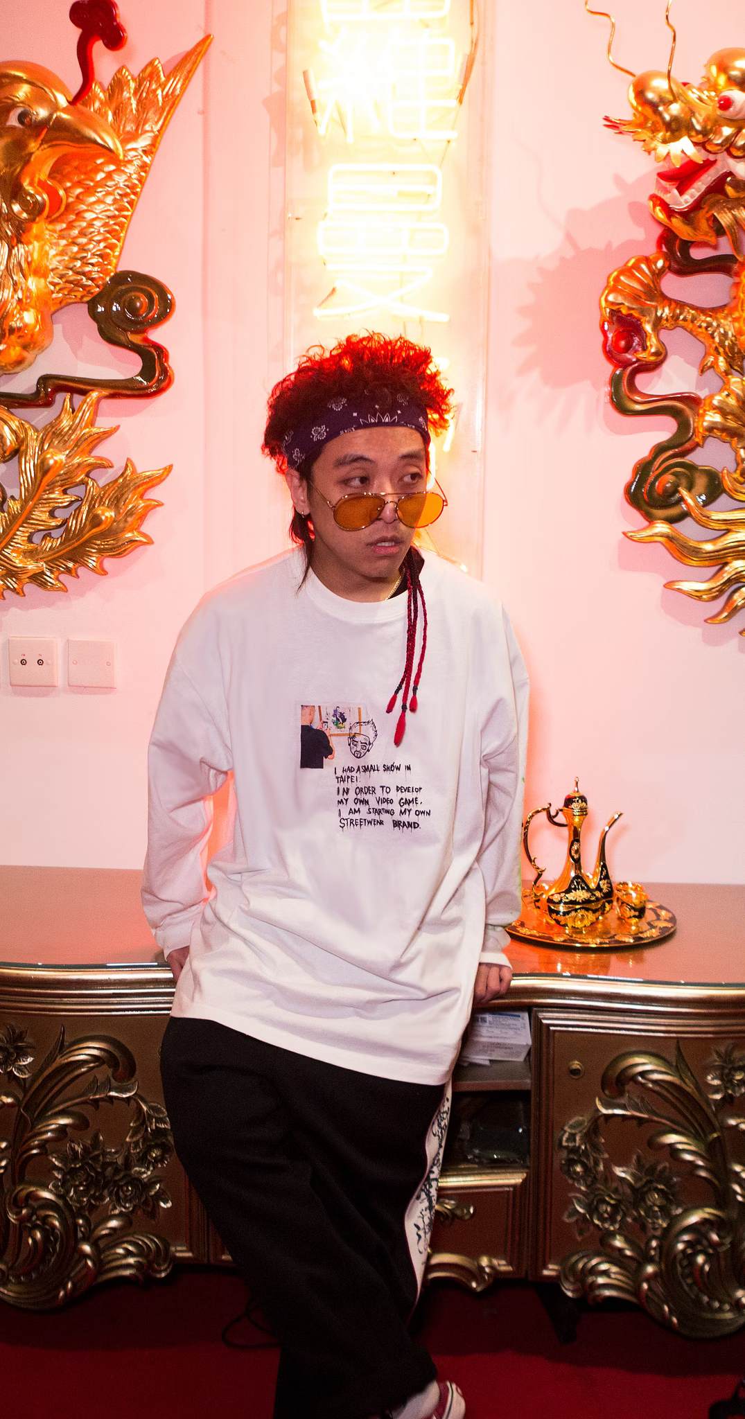 ILoveYourGirlfriend®_"Wearable Canvas"Graphic Long Sleeves Tee (001)