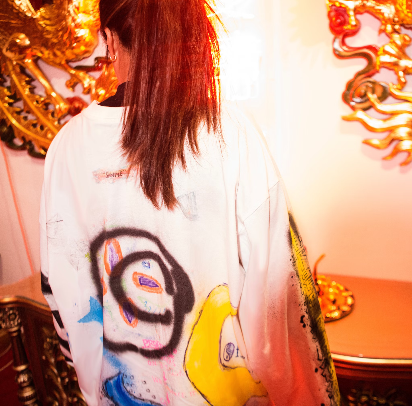 ILoveYourGirlfriend®_"Wearable Canvas"Graphic Long Sleeves Tee (002)