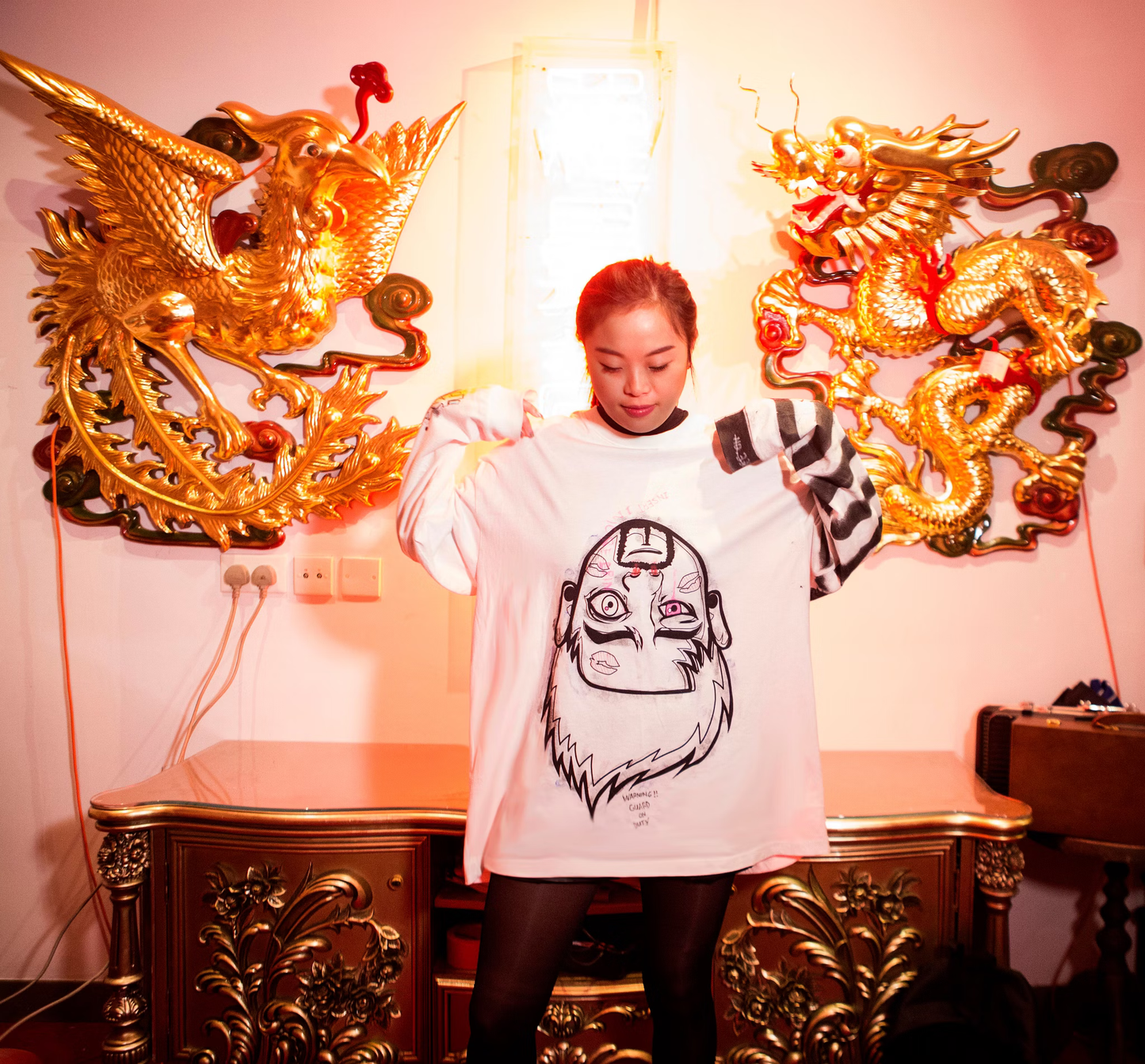 ILoveYourGirlfriend®_"Wearable Canvas"Graphic Long Sleeves Tee (002)