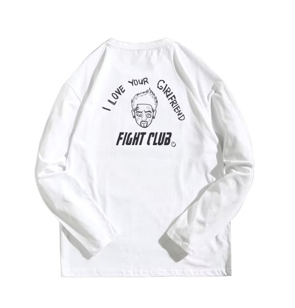 ILoveYourGirlfriend®_"Wearable Canvas"Graphic Long Sleeves Tee (003)