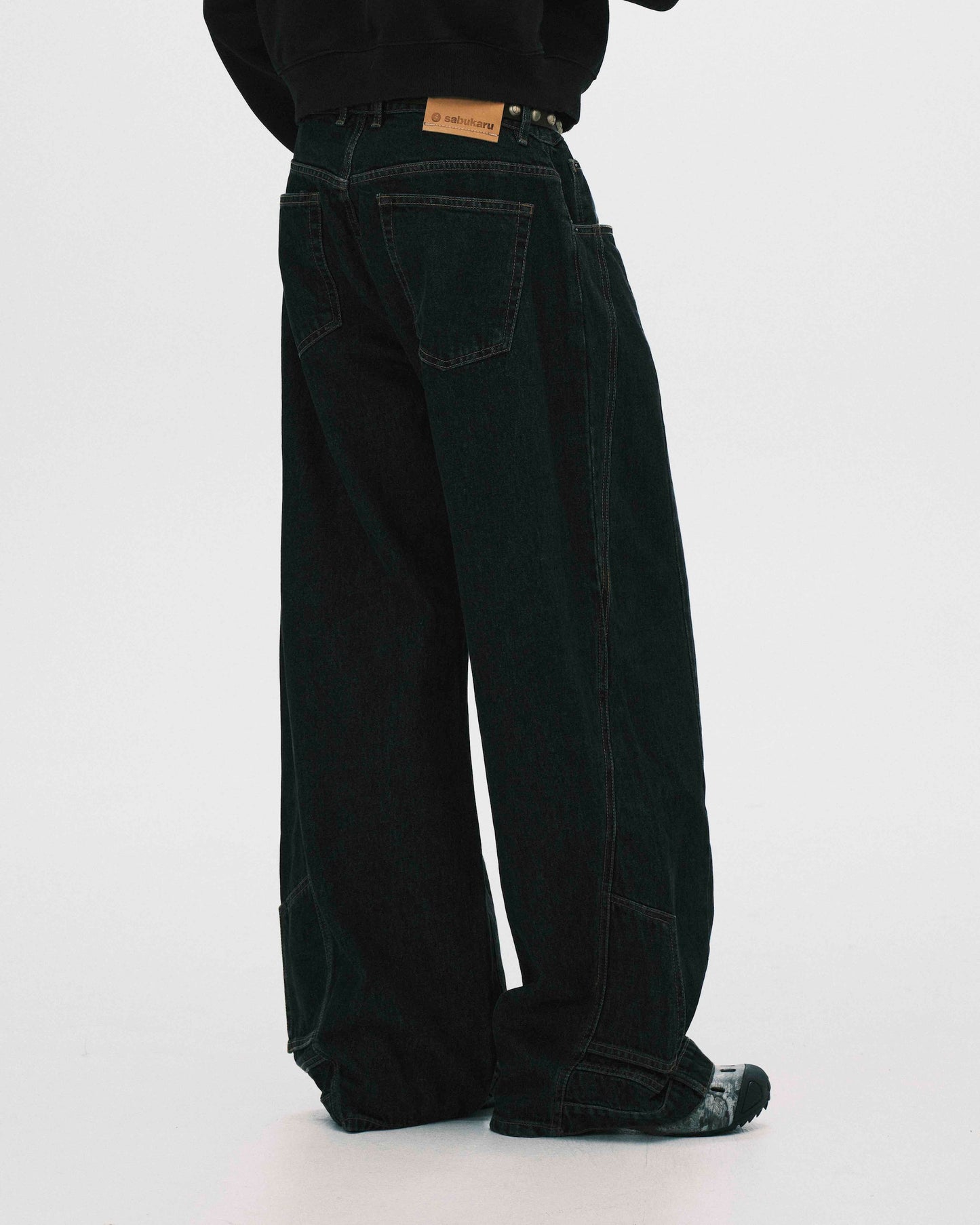 SABUKARU_2023 Jeans sabukaru Version (Washed Black)