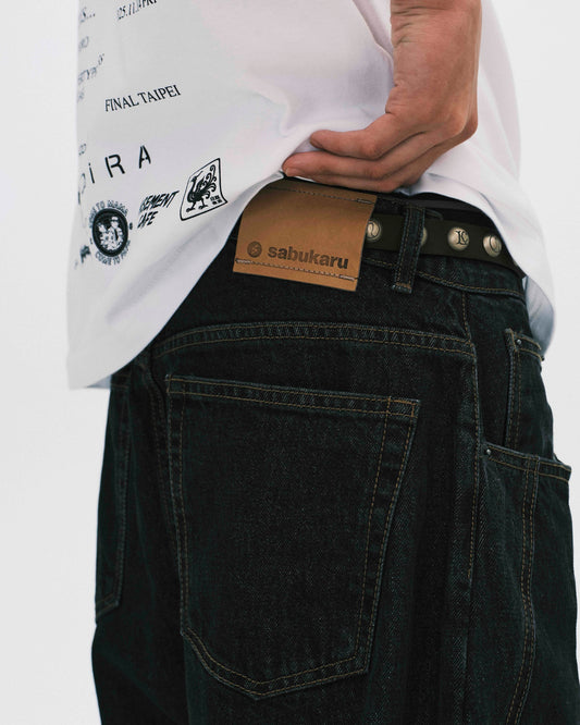 SABUKARU_2023 Jeans sabukaru Version (Washed Black)
