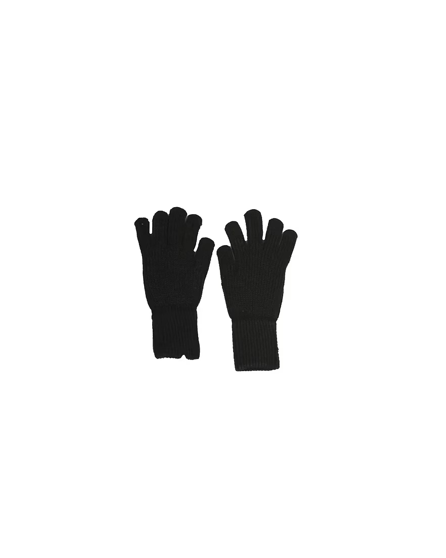 Ò line_ò Finger Glòves (Black)