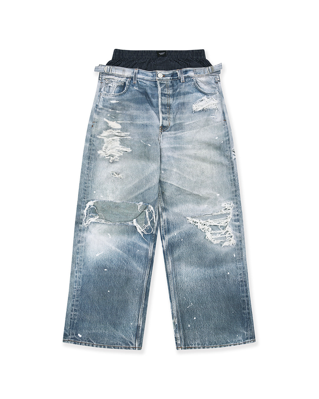 Protocol Index_TROMPELOEIL LAYERED PANTS (Blue)