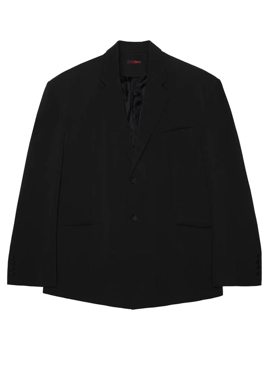 LU'U DAN_Oversized Boxy Blazer (Black)